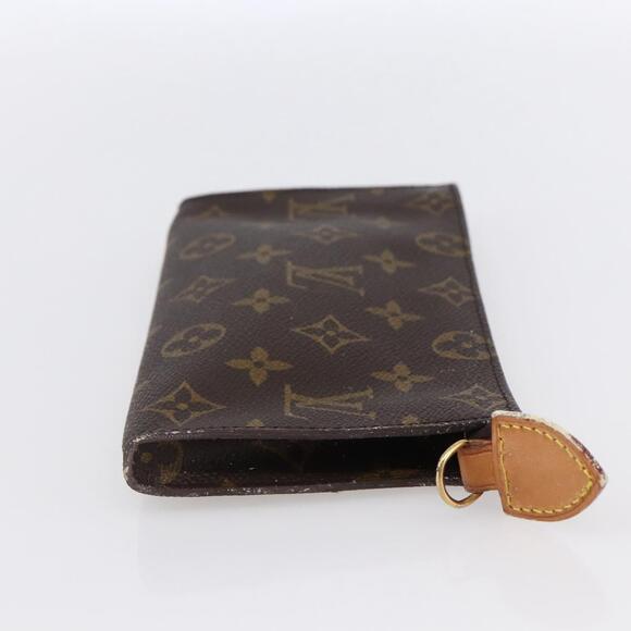 LOUIS VUITTON Monogram Bucket GM Accessory Pouch Vintage LV Auth 148369